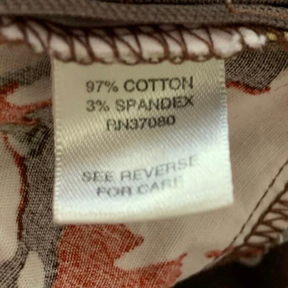 Women Sleeveless Floral Brown Tank Top Cottagecore Boho Fairy Summer Size 18/20W - Picture 6 of 7